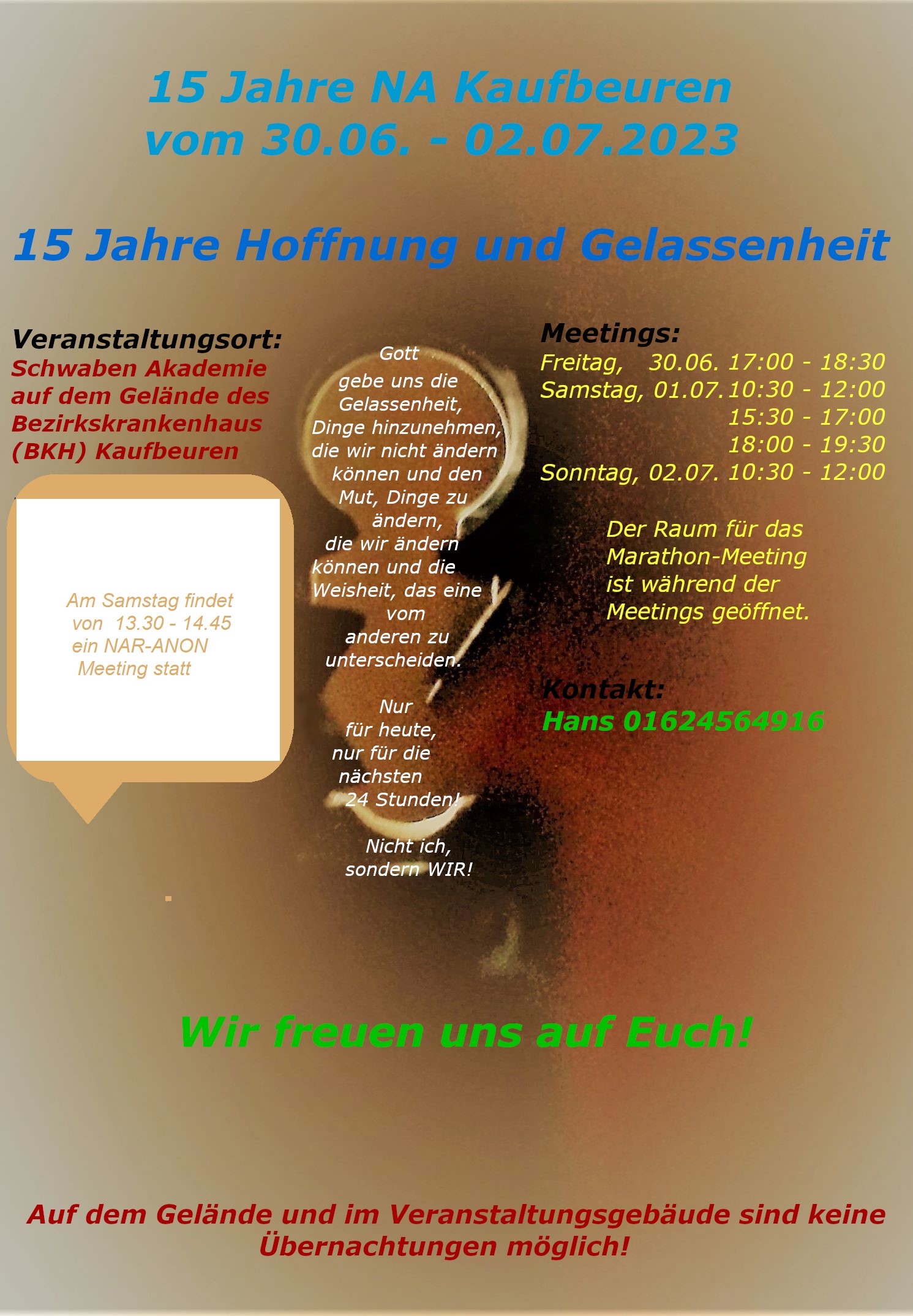 15 Jahre Kaufbeuren - 15 Jahre Hoffnung & Gelassenheit